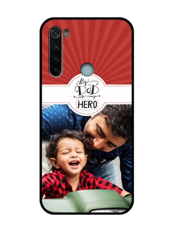 Custom Redmi Note 8 Custom Metal Phone Case - My Dad Hero Design