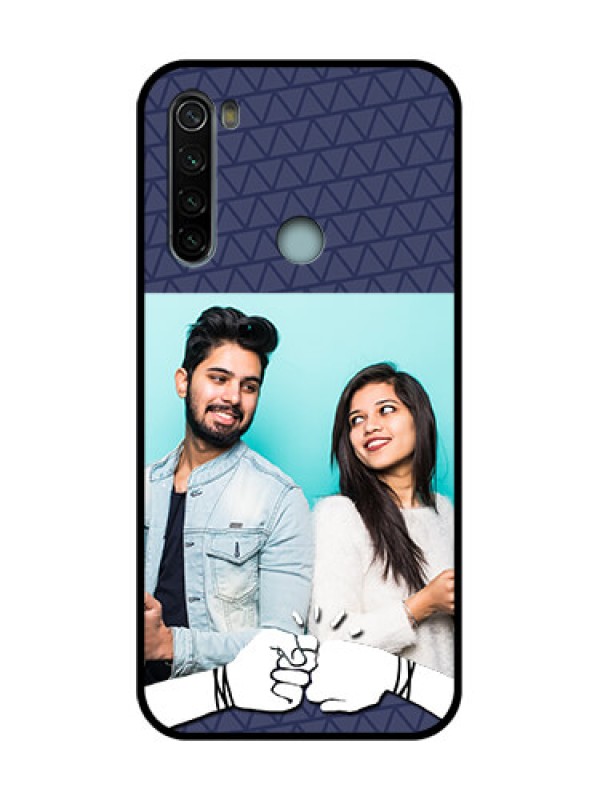 Custom Redmi Note 8 Custom Metal Phone Case - With Best Friends Design