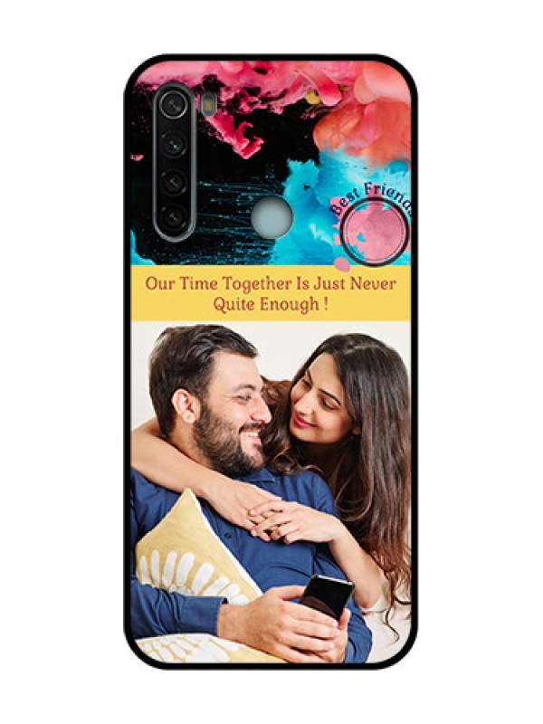 Custom Redmi Note 8 Custom Metal Phone Case - Quote With Acrylic Painting Design