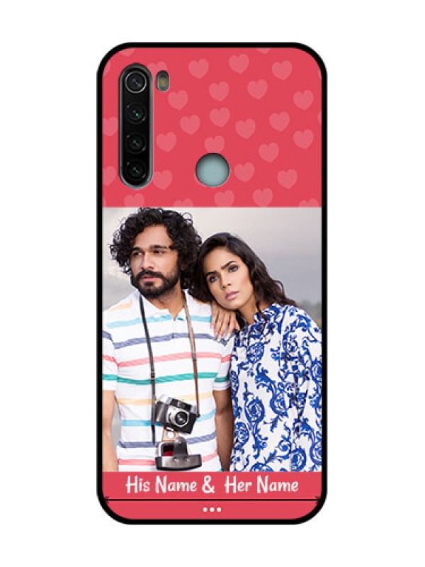 Custom Redmi Note 8 Custom Metal Phone Case - Simple Love Design