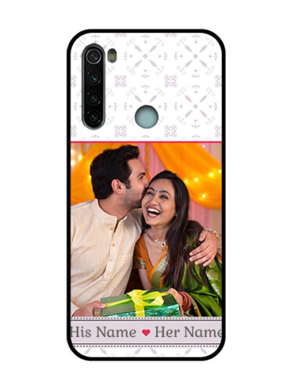 Custom Redmi Note 8 Custom Metal Phone Case - With Photo And Ethnic Design