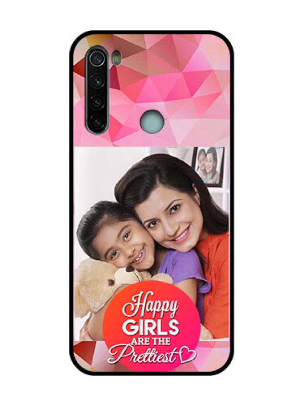 Custom Redmi Note 8 Custom Metal Phone Case - Abstract Triangle Design