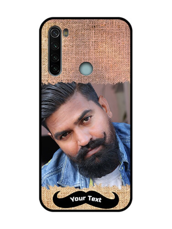 Custom Redmi Note 8 Custom Metal Phone Case - With Texture Design