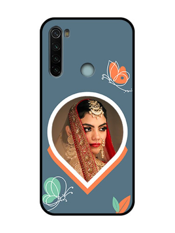 Custom Redmi Note 8 Custom Metal Phone Case - Droplet Butterflies Design