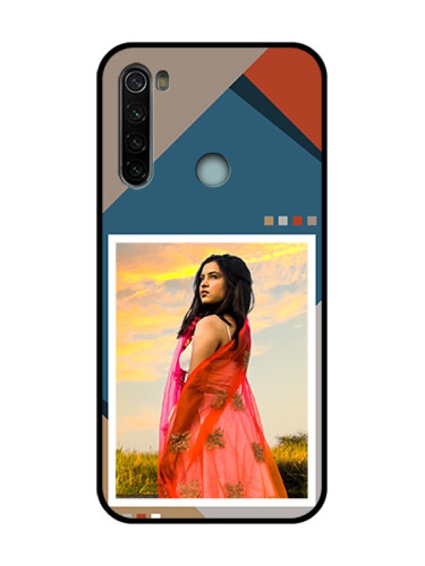 Custom Redmi Note 8 Custom Metal Phone Case - Retro Color Pallet Design