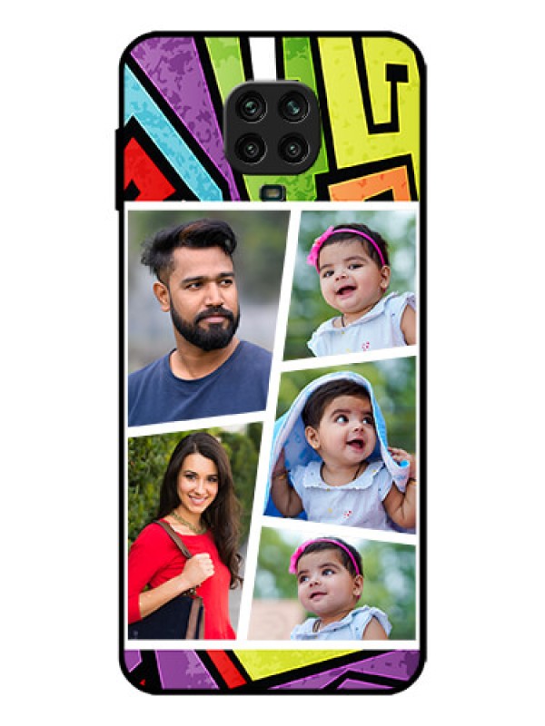 Custom Redmi Note 9 Pro Max Custom Metal Phone Case - Graffiti Pattern Design