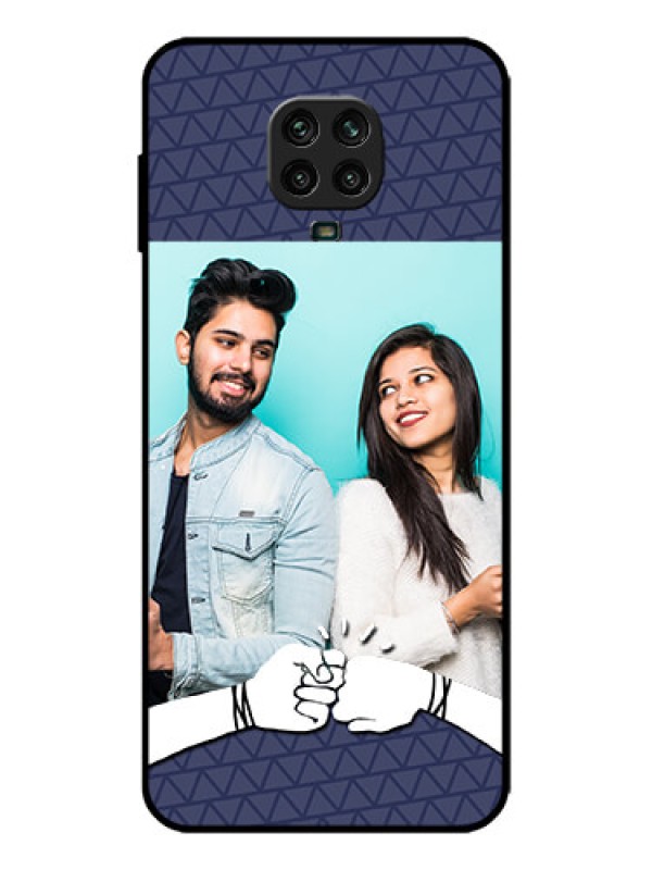 Custom Redmi Note 9 Pro Max Custom Metal Phone Case - With Best Friends Design
