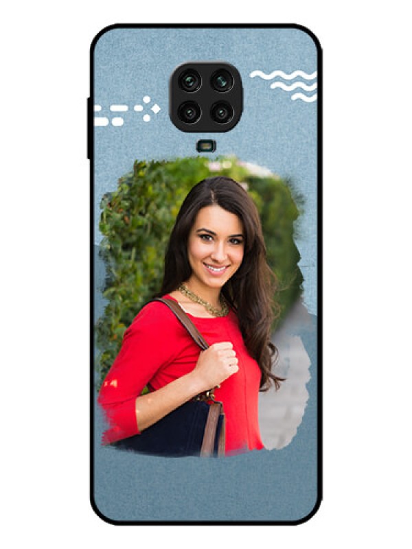 Custom Redmi Note 9 Pro Max Custom Metal Phone Case - Grunge Line Art Design