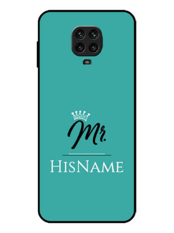 Custom Redmi Note 9 Pro Max Custom Metal Phone Case - Mr With Name Design