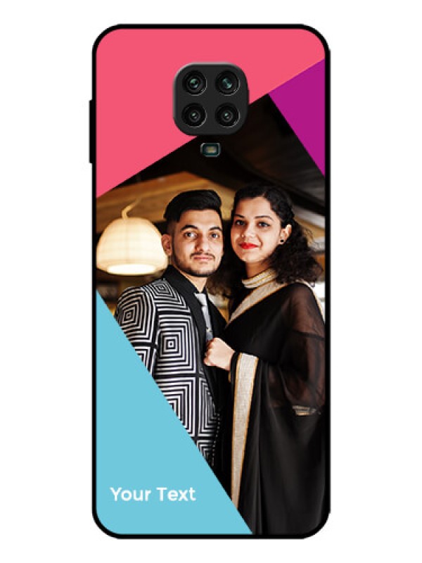 Custom Redmi Note 9 Pro Max Custom Metal Phone Case - Stacked Triple Colour Design