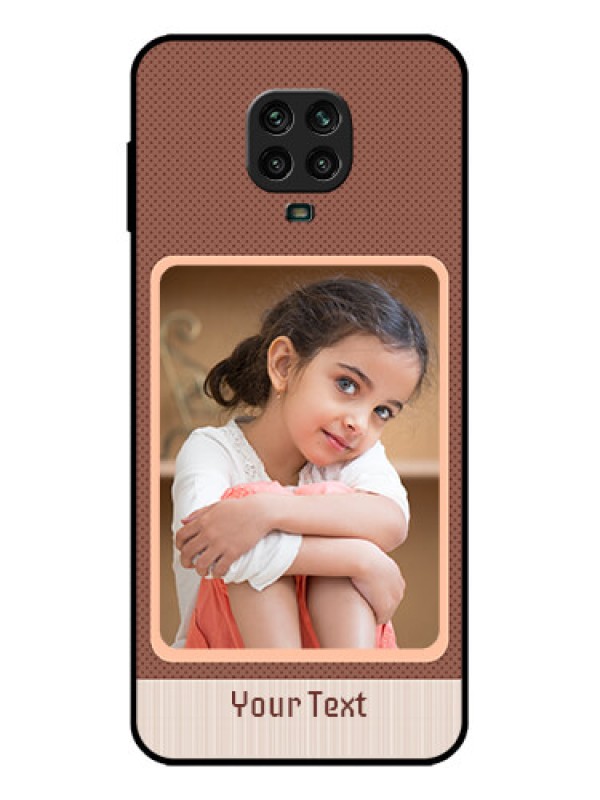 Custom Redmi Note 9 Pro Custom Metal Phone Case - Simple Pic Upload Design