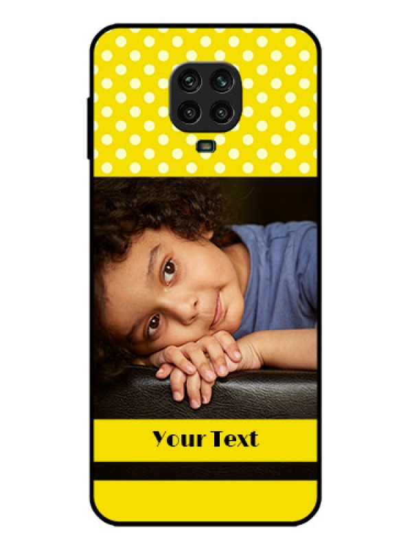 Custom Redmi Note 9 Pro Custom Metal Phone Case - Bright Yellow Case Design