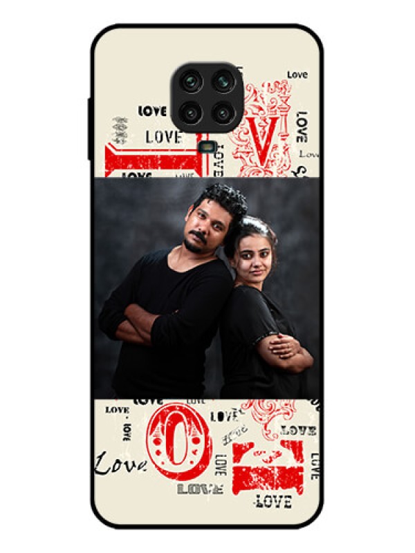 Custom Redmi Note 9 Pro Custom Metal Phone Case - Trendy Love Design Case