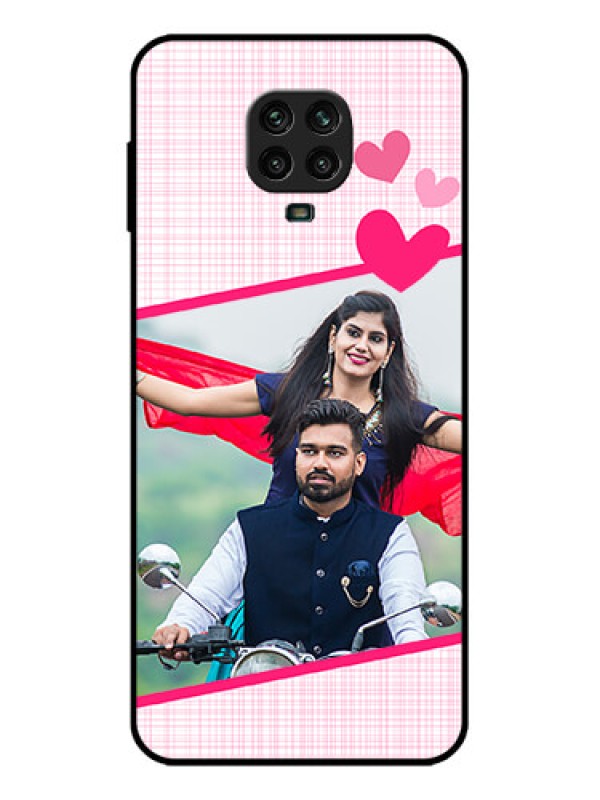 Custom Redmi Note 9 Pro Custom Metal Phone Case - Love Shape Heart Design