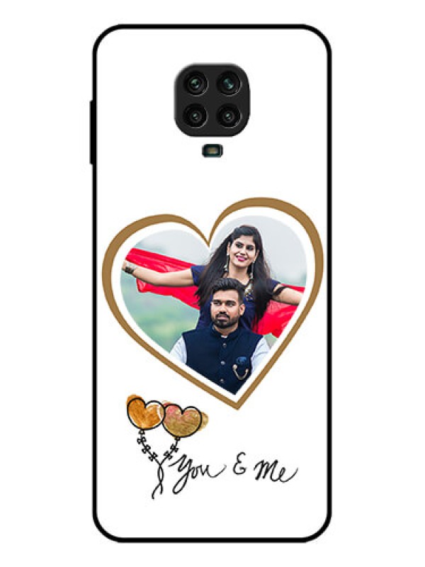 Custom Redmi Note 9 Pro Custom Metal Phone Case - You and Me Design