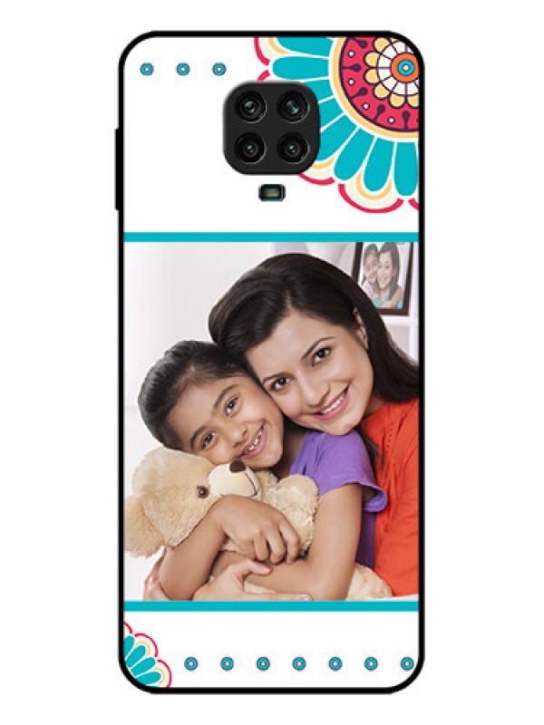 Custom Redmi Note 9 Pro Custom Metal Phone Case - Flower Design