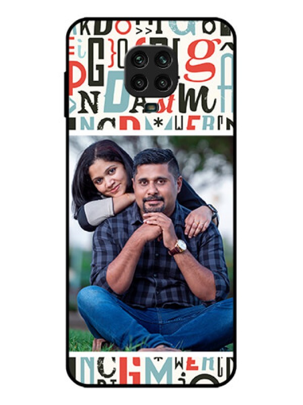 Custom Redmi Note 9 Pro Custom Metal Phone Case - Alphabet Design