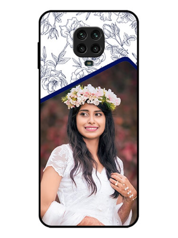 Custom Redmi Note 9 Pro Custom Metal Phone Case - Classy Floral Design