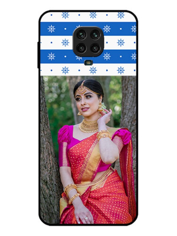 Custom Redmi Note 9 Pro Custom Metal Phone Case - Snow Pattern Design