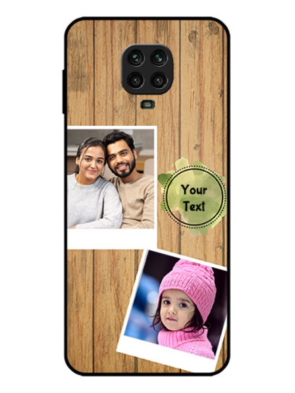Custom Redmi Note 9 Pro Custom Metal Phone Case - Wooden Texture Design