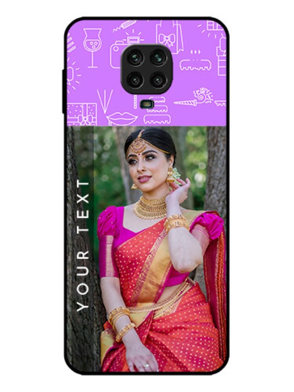 Custom Redmi Note 9 Pro Custom Metal Phone Case - Birthday Icons Design