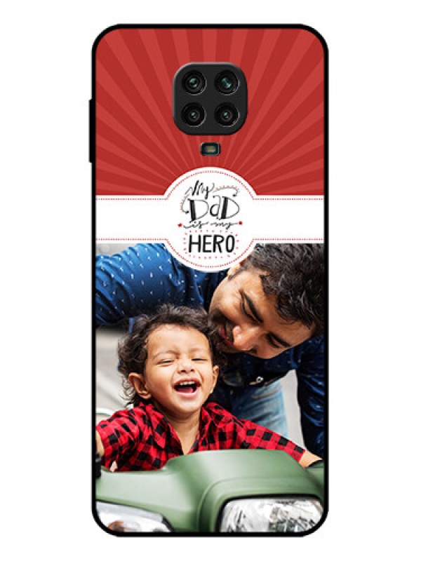Custom Redmi Note 9 Pro Custom Metal Phone Case - My Dad Hero Design
