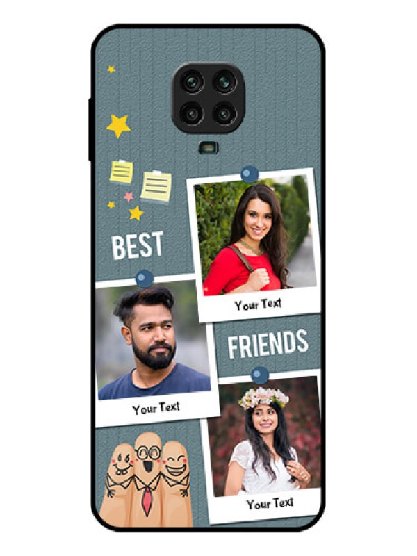 Custom Redmi Note 9 Pro Custom Metal Phone Case - Sticky Frames And Friendship Design