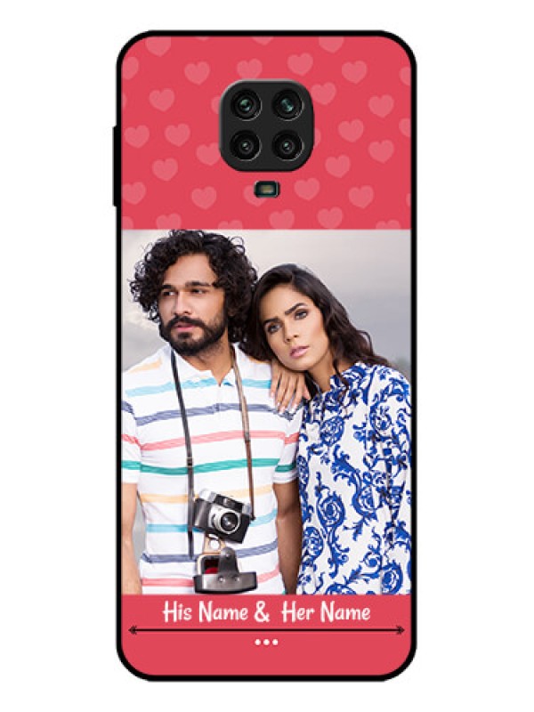 Custom Redmi Note 9 Pro Custom Metal Phone Case - Simple Love Design