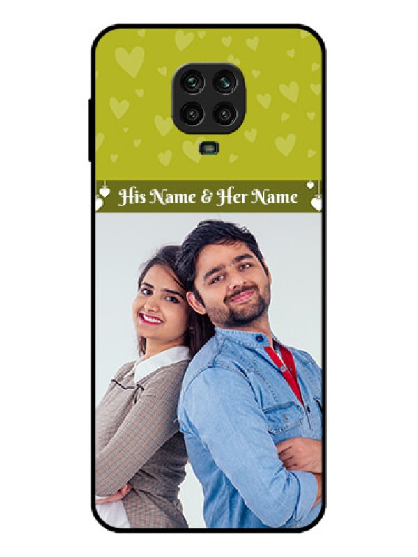 Custom Redmi Note 9 Pro Custom Metal Phone Case - You and Me Heart Design