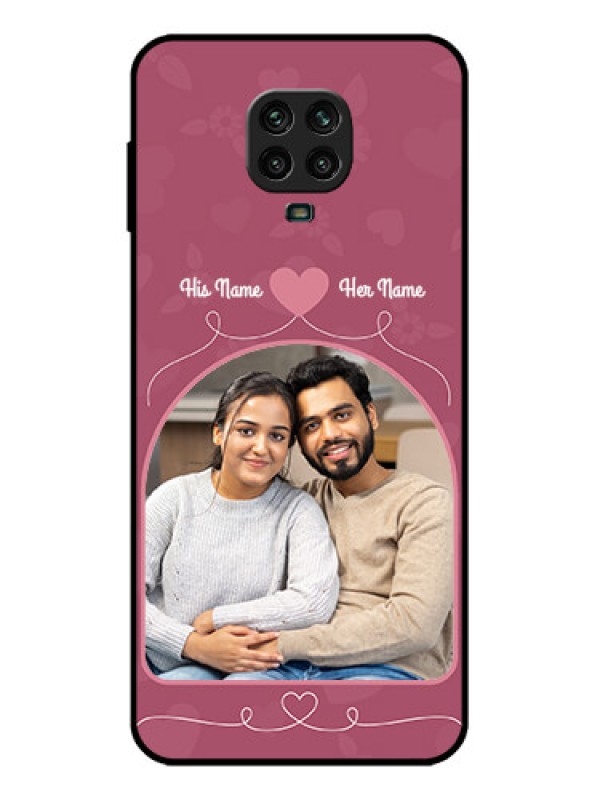 Custom Redmi Note 9 Pro Custom Metal Phone Case - Love Floral Design