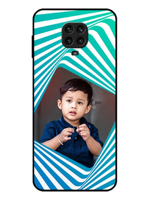 Custom Redmi Note 9 Pro Custom Metal Phone Case - Abstract Spiral Design