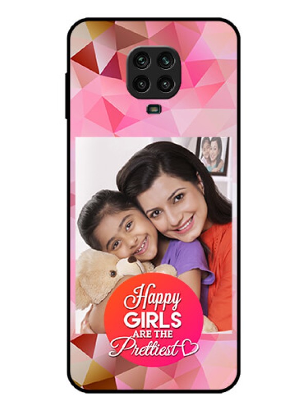 Custom Redmi Note 9 Pro Custom Metal Phone Case - Abstract Triangle Design