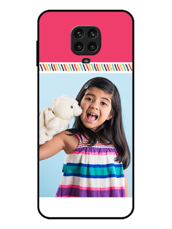 Custom Redmi Note 9 Pro Custom Metal Phone Case - Line Art Design