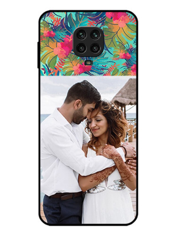 Custom Redmi Note 9 Pro Custom Metal Phone Case - Watercolor Floral Design