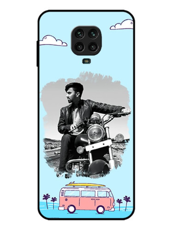 Custom Redmi Note 9 Pro Custom Metal Phone Case - Travel and Adventure Design