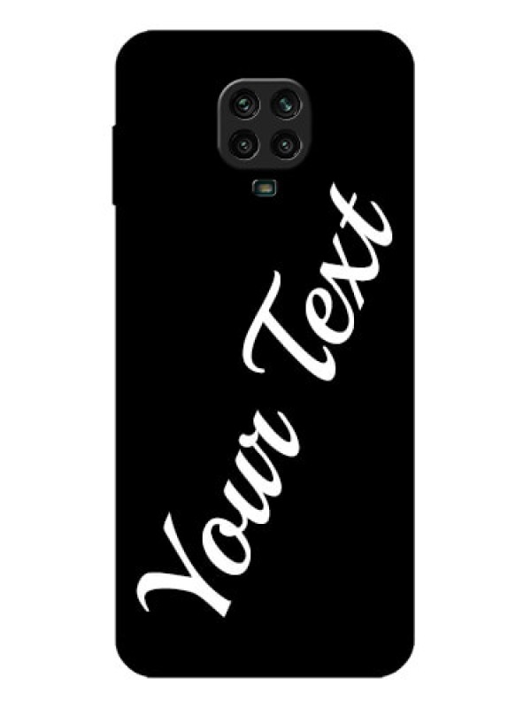Custom Redmi Note 9 Pro Custom Metal Phone Case - With Your Name Design