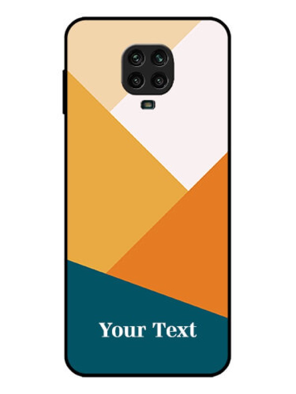 Custom Redmi Note 9 Pro Custom Metal Phone Case - Stacked Multi - Colour Design