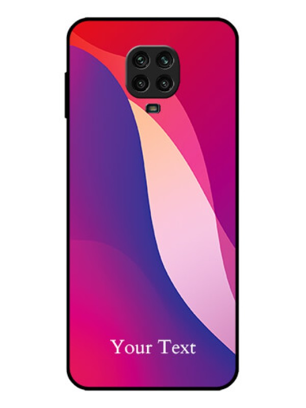 Custom Redmi Note 9 Pro Custom Metal Phone Case - Digital Abstract Overlap Design