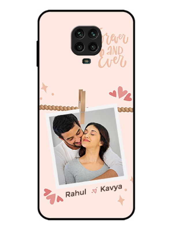 Custom Redmi Note 9 Pro Custom Metal Phone Case - Forever And Ever Love Design