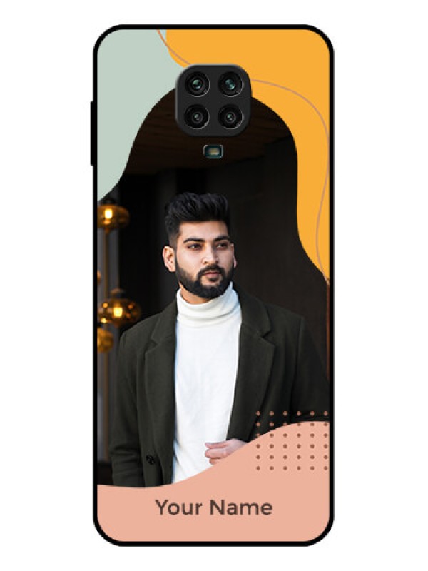 Custom Redmi Note 9 Pro Custom Metal Phone Case - Tri - Coloured Overlay Design