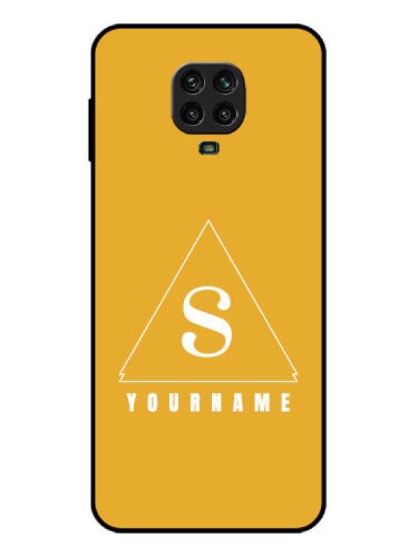 Custom Redmi Note 9 Pro Custom Metal Phone Case - Simple Triangle Design