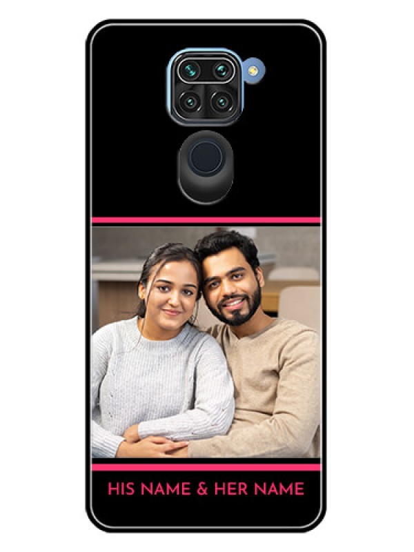 Custom Redmi Note 9 Custom Metal Phone CaseWith Add Text Design