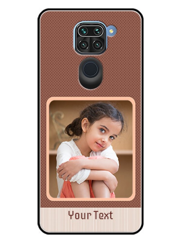 Custom Redmi Note 9 Custom Metal Phone CaseSimple Pic Upload Design