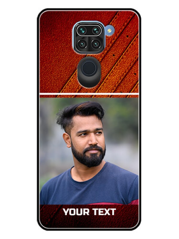 Custom Redmi Note 9 Custom Metal Phone CaseLeather Phone Case Design