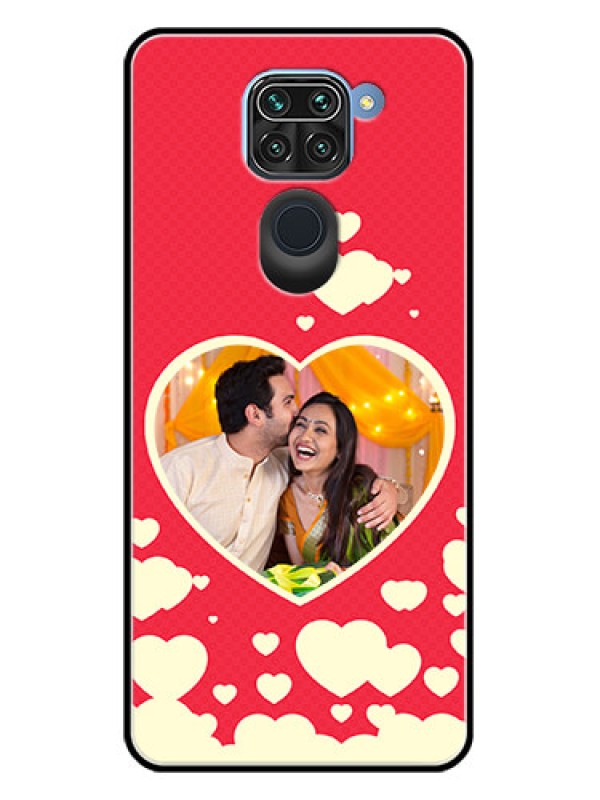 Custom Redmi Note 9 Custom Metal Phone CaseLove Symbols Phone Cover Design