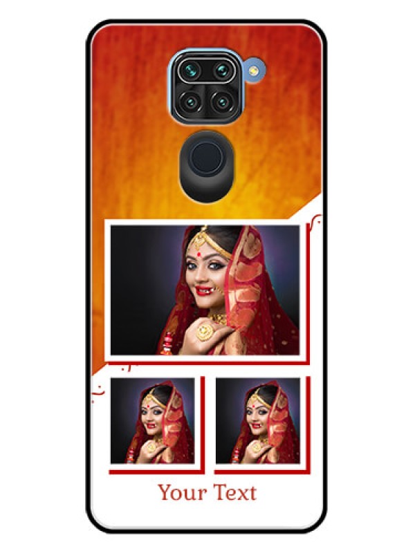 Custom Redmi Note 9 Custom Metal Phone CaseWedding Memories Design