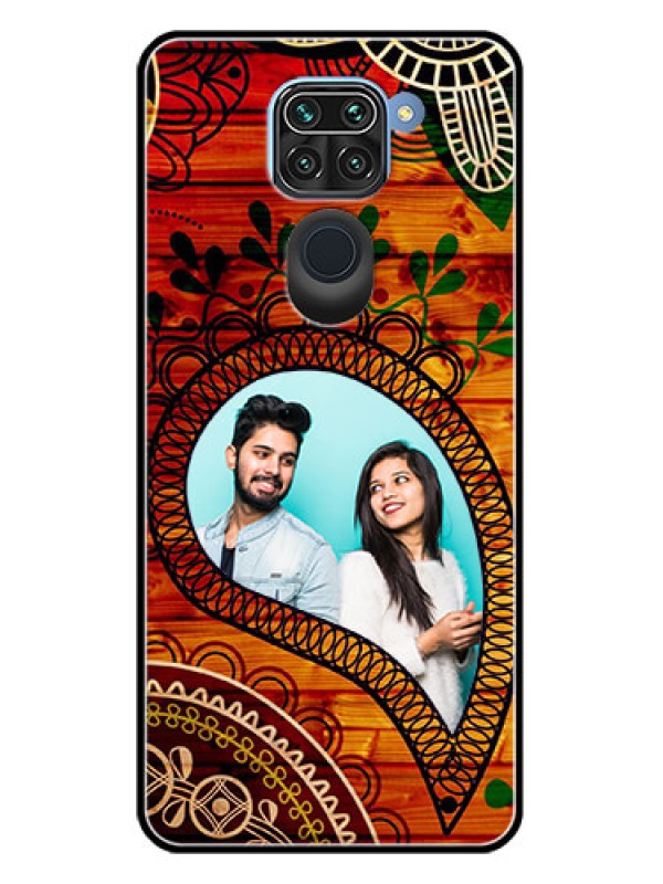 Custom Redmi Note 9 Custom Metal Phone CaseAbstract Colorful Design