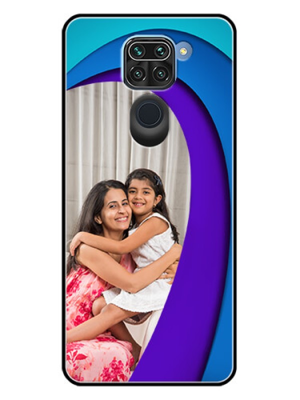 Custom Redmi Note 9 Custom Metal Phone CaseSimple Pattern Design