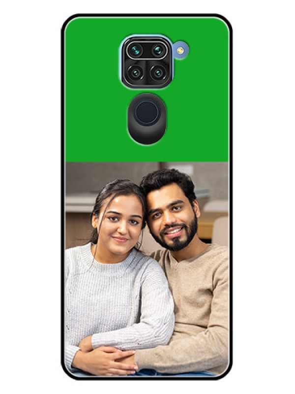 Custom Redmi Note 9 Custom Metal Phone CaseGreen Pattern Design