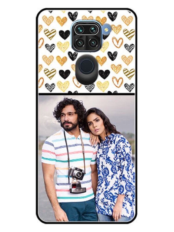 Custom Redmi Note 9 Custom Metal Phone CaseLove Symbol Design